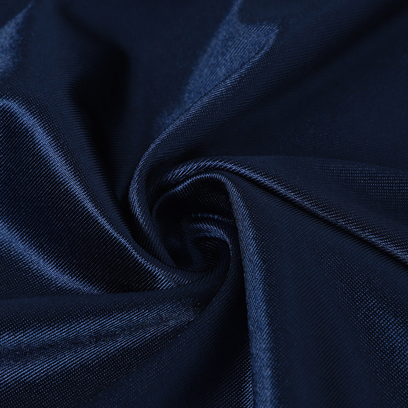 DAXUEN Oversized sports jersey t-shirt in navy blue and light blue
