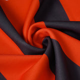 DAXUEN Multi-panel short-sleeved t-shirt in grey, black, and orange