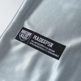 DAXUEN Oversized sports jersey t-shirt in navy blue and light blue