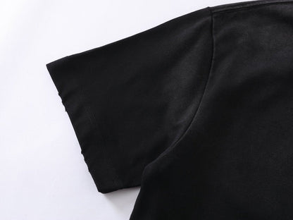 DAXUEN Vintage short-sleeved T-shirt with pocket