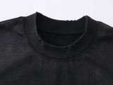 DAXUEN Gradient distressed graphic T-shirt