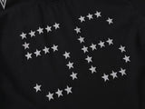 DAXUEN Oversized short-sleeved T-shirt with star graphics