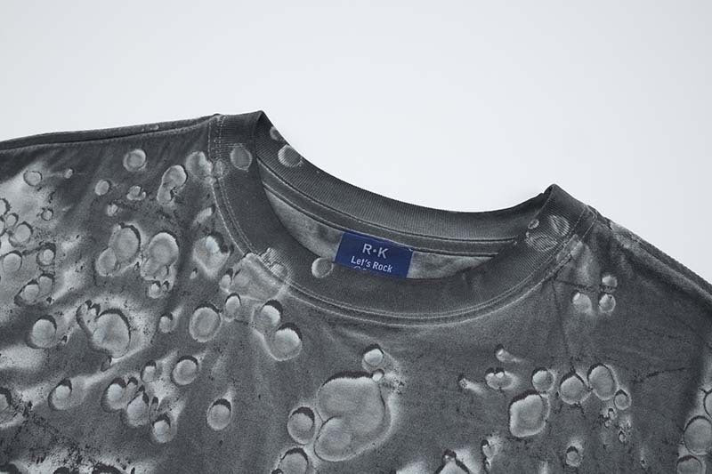 DAXUEN Oversized abstract print short-sleeve T-shirt