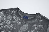 DAXUEN Oversized abstract print short-sleeve T-shirt
