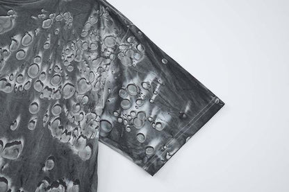DAXUEN Oversized abstract print short-sleeve T-shirt