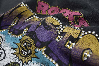DAXUEN Graphic t-shirt featuring aliens at a pool party