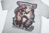 DAXUEN Short-sleeved loose-fit T-shirt with cyberpunk graphics