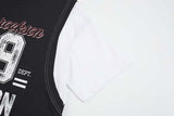 DAXUEN Layered graphic t-shirt and sleeveless vest combo