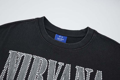 DAXUEN Vintage rock band graphic t-shirt