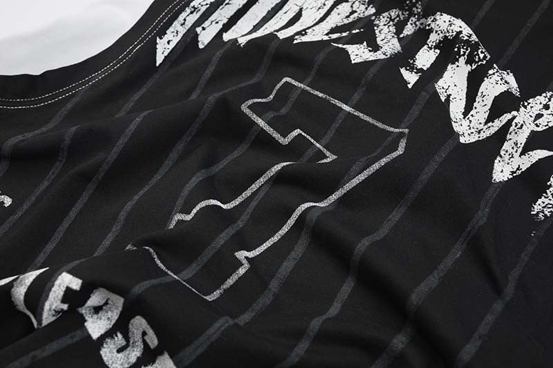 DAXUEN Layered distressed graphic t-shirt with tank top