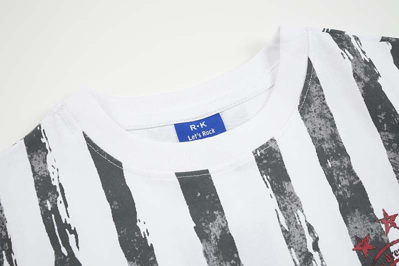 DAXUEN Layered short-sleeved t-shirt with vest overlay