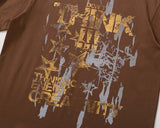 DAXUEN Men's long sleeve crew neck t-shirt with graphic print