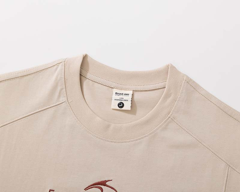 DAXUEN Abstract graphic crew neck t-shirt
