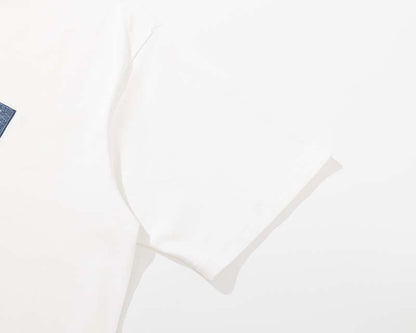 DAXUEN Oversized short-sleeve T-shirt with graphic and embroidery