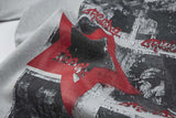 DAXUEN Oversized graphic t-shirt with distressed print