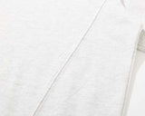 DAXUEN Relaxed-fit short-sleeved V-neck Henley T-shirt