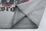 DAXUEN Oversized graphic t-shirt with distressed print