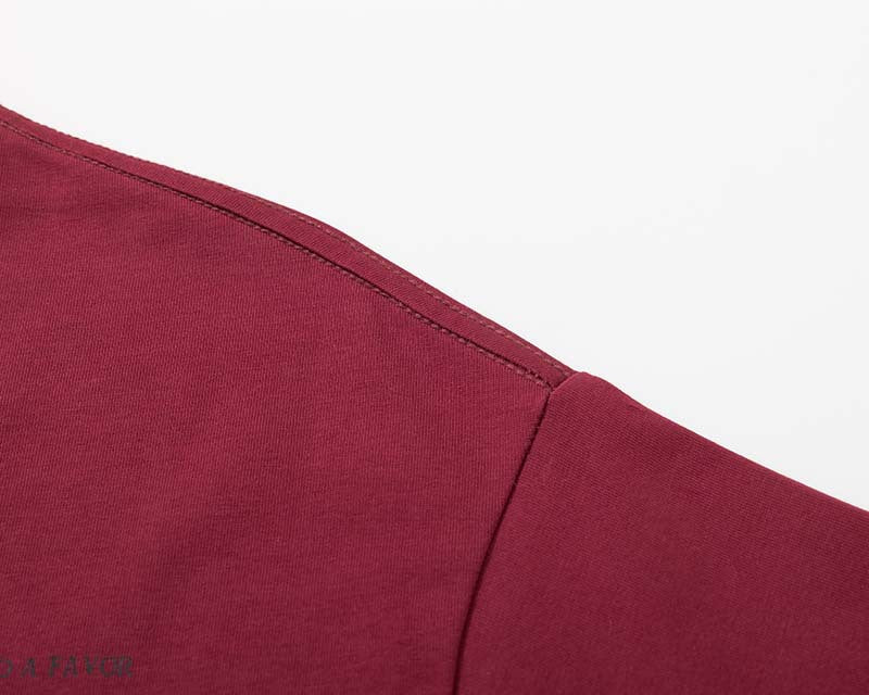 DAXUEN Oversized graphic t-shirt in black grey and maroon