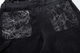 DAXUEN Wide-leg baggy denim pants with marbled pattern