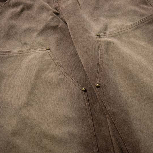 DAXUEN High-waisted wide-leg pants in earthy brown color