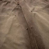 DAXUEN High-waisted wide-leg pants in earthy brown color