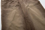 DAXUEN High-waisted wide-leg pants in earthy brown color
