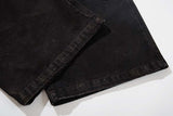 DAXUEN Distressed wide-leg denim pants