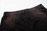 DAXUEN Distressed wide-leg denim pants