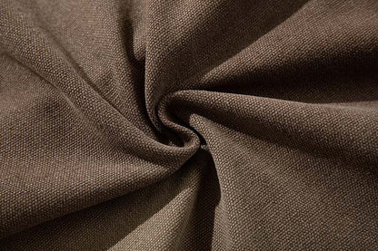 DAXUEN High-waisted wide-leg pants in earthy brown color
