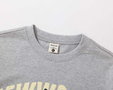 DAXUEN Relaxed-fit long-sleeve crew neck t-shirt with graphic print