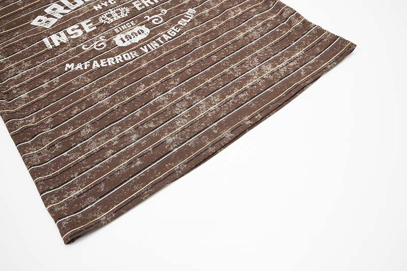 DAXUEN Oversized vintage graphic t-shirt with stripes