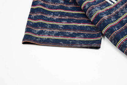 DAXUEN Oversized vintage graphic t-shirt with stripes
