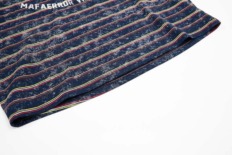 DAXUEN Oversized vintage graphic t-shirt with stripes