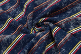 DAXUEN Oversized vintage graphic t-shirt with stripes