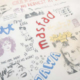 DAXUEN Vintage-washed graphic t-shirt with collage print