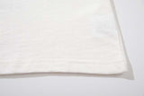 DAXUEN White short-sleeved t-shirt with abstract graphic