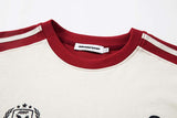 DAXUEN Loose-fit short-sleeved colour-blocked t-shirt