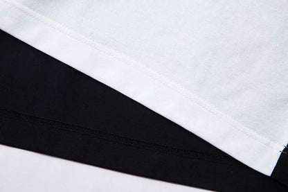 DAXUEN Color-blocked oversized polo shirt
