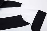DAXUEN Color-blocked oversized polo shirt