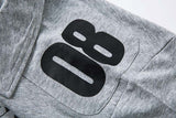 DAXUEN Oversized short-sleeved polo shirt with graphic print