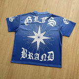 DAXUEN Loose-fitting short-sleeved jersey top with graphic design
