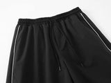 DAXUEN Wide-leg loose-fitting track pants with drawstring