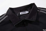 DAXUEN Relaxed-fit jacket with Chinese frog buttons and embroidery