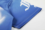 DAXUEN Loose-fitting short-sleeved jersey top with graphic design