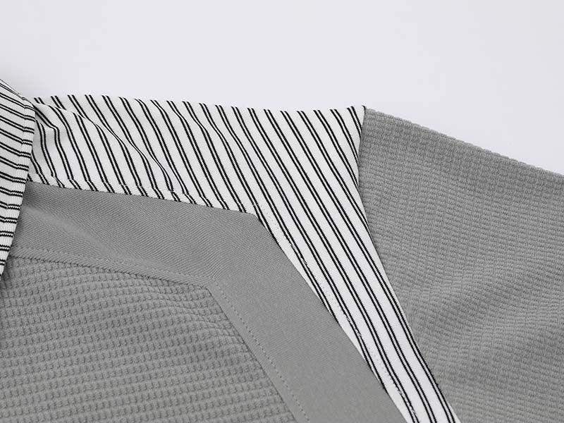 DAXUEN Short-sleeved polo shirt with striped panels