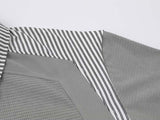 DAXUEN Short-sleeved polo shirt with striped panels