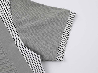 DAXUEN Short-sleeved polo shirt with striped panels
