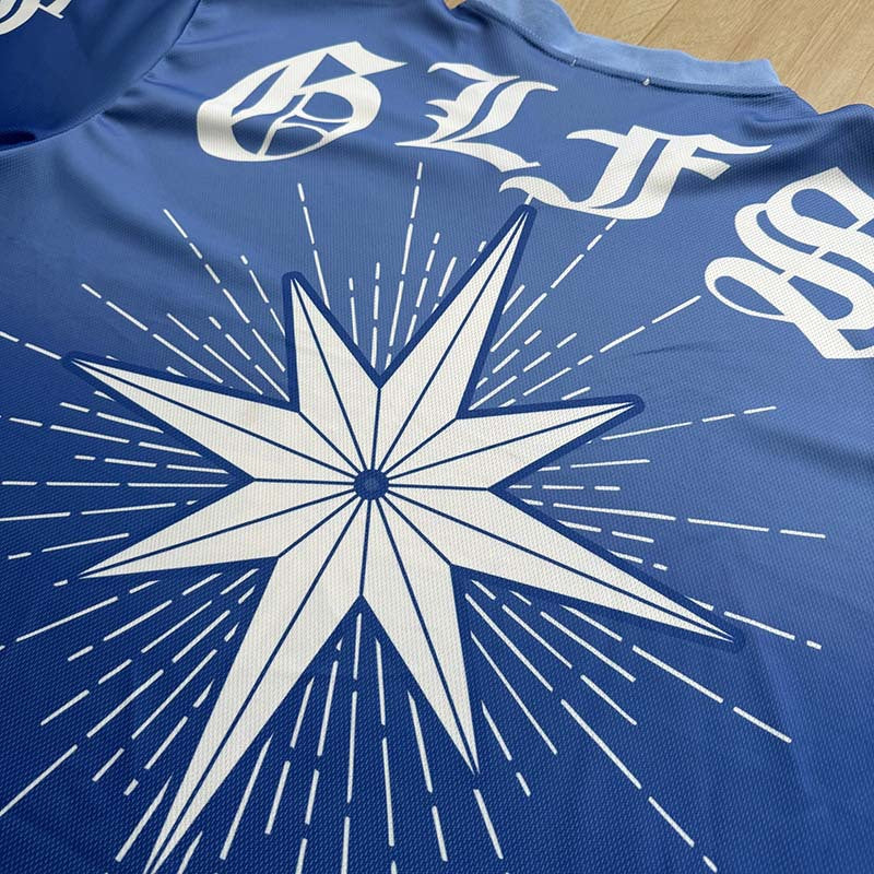 DAXUEN Loose-fitting short-sleeved jersey top with graphic design