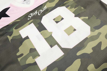 DAXUEN Short-sleeve camouflage jersey t-shirt with graphic details