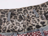 DAXUEN High-waisted wide-leg trousers with trompe l'oeil design